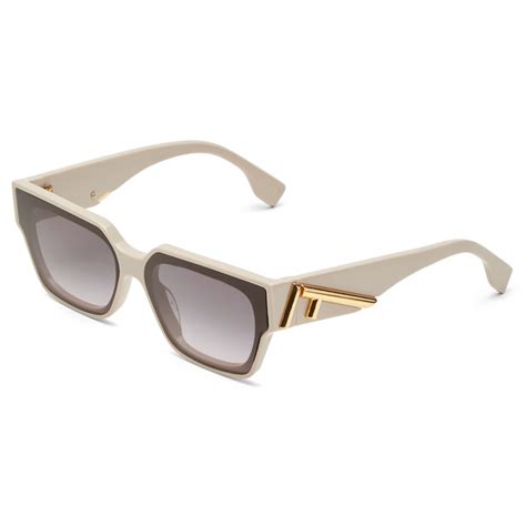 fendi cream sunglasses|More.